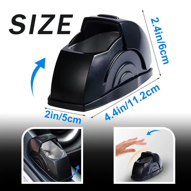 Automotive Car Ashtray with Lid - Image 3