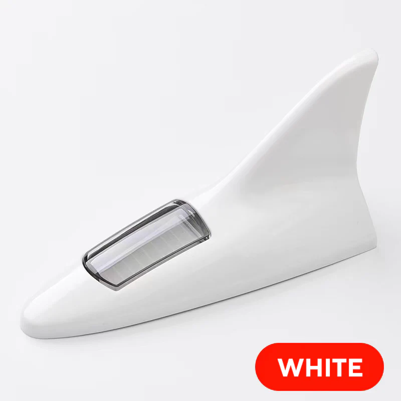 Solar Powered Shark Fin Antenna with LED Warning Light - Image 6