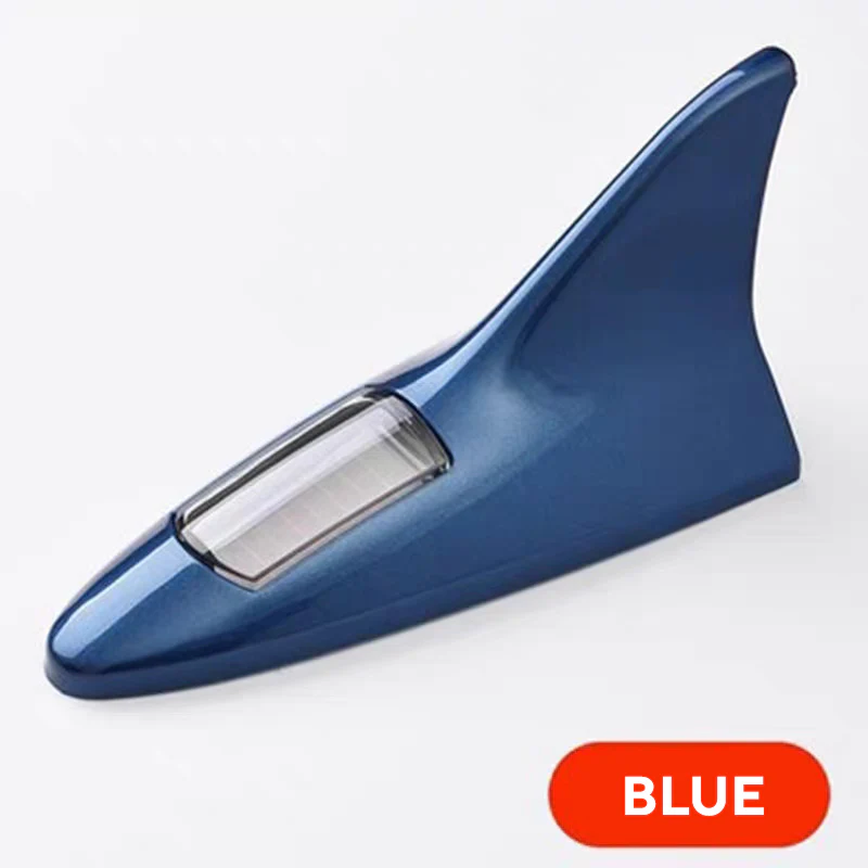 Solar Powered Shark Fin Antenna with LED Warning Light - Image 7