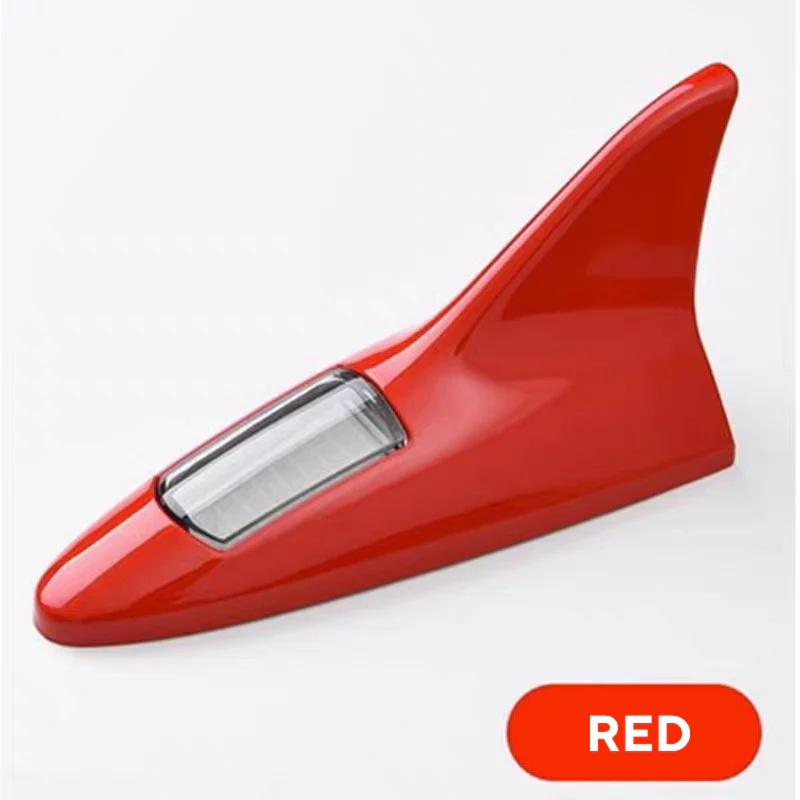 Solar Powered Shark Fin Antenna with LED Warning Light - Image 8