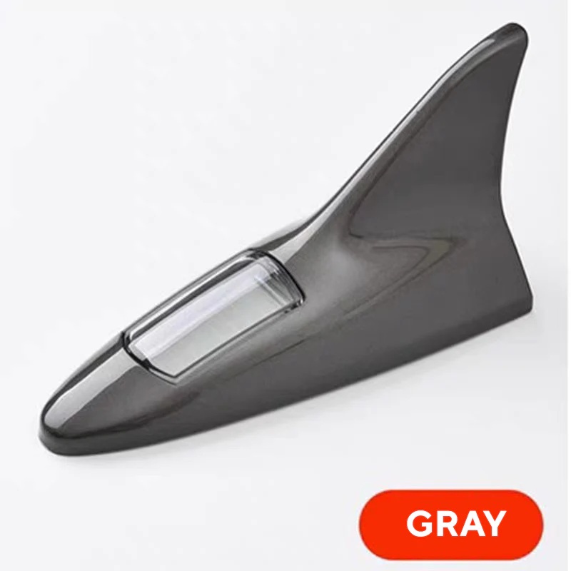 Solar Powered Shark Fin Antenna with LED Warning Light - Image 9