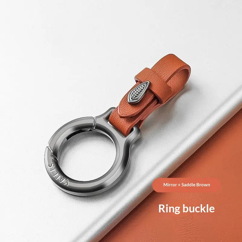 Upgraded Stylish & Anti-Lost Zinc Alloy Keychain with Leather Strap - Image 10