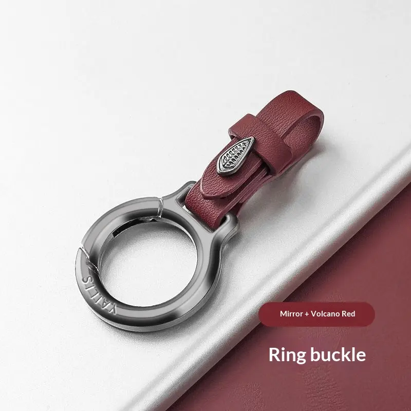 Upgraded Stylish & Anti-Lost Zinc Alloy Keychain with Leather Strap - Image 7